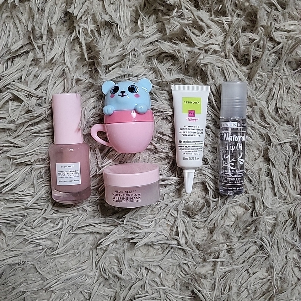 Beauty Bundle Glow Recipe Lips Serum Sephora Lip Oil Sleeping Mask Watermelon Gl